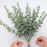 Maxbell 65 Pieces Artificial Eucalyptus Stems Decor for Wedding Farmhouse Restaurant
