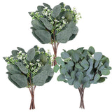 Maxbell 65 Pieces Artificial Eucalyptus Stems Decor for Wedding Farmhouse Restaurant
