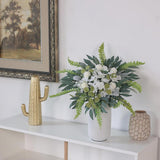 Maxbell Artificial Eucalyptus Leaves Stems Unique DIY Gift for Cafe Home Anniversary Style A