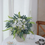 Maxbell Artificial Eucalyptus Leaves Stems Unique DIY Gift for Cafe Home Anniversary Style A