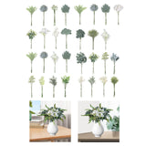 Maxbell Artificial Eucalyptus Leaves Stems Unique DIY Gift for Cafe Home Anniversary Style A