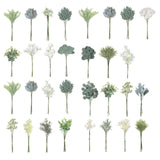 Maxbell Artificial Eucalyptus Leaves Stems Unique DIY Gift for Cafe Home Anniversary Style A