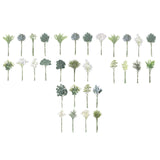 Maxbell Artificial Eucalyptus Leaves Stems Unique DIY Gift for Cafe Home Anniversary Style A