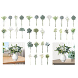 Maxbell Artificial Eucalyptus Leaves Stems Unique DIY Gift for Cafe Home Anniversary Style A