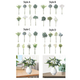 Maxbell Artificial Eucalyptus Leaves Stems Unique DIY Gift for Cafe Home Anniversary Style A