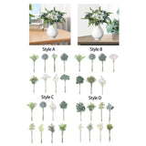 Maxbell Artificial Eucalyptus Leaves Stems Unique DIY Gift for Cafe Home Anniversary Style A