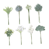 Maxbell Artificial Eucalyptus Leaves Stems Unique DIY Gift for Cafe Home Anniversary Style A