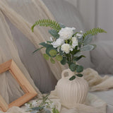 Maxbell Artificial Eucalyptus Leaves Stems Unique DIY Gift for Cafe Home Anniversary Style A