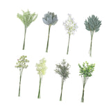 Maxbell Artificial Eucalyptus Leaves Stems Unique DIY Gift for Cafe Home Anniversary Style C