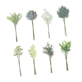 Maxbell Artificial Eucalyptus Leaves Stems Unique DIY Gift for Cafe Home Anniversary Style C