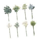 Maxbell Artificial Eucalyptus Leaves Stems Unique DIY Gift for Cafe Home Anniversary Style D