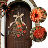 Maxbell Artificial Floral Swag for Front Door for Apartment Backyard Fireplace