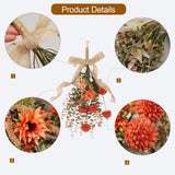 Maxbell Artificial Floral Swag for Front Door for Apartment Backyard Fireplace