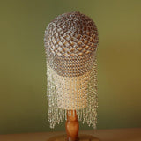 Maxbell Rhinestone Headpiece Cap Hair Accessories for Masquerade Parties Belly Dance
