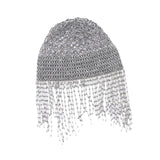 Maxbell Rhinestone Headpiece Cap Hair Accessories for Masquerade Parties Belly Dance