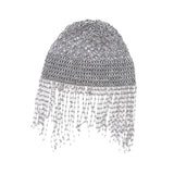Maxbell Rhinestone Headpiece Cap Hair Accessories for Masquerade Parties Belly Dance
