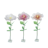 Maxbell Artificial Flower Lifelike Romantic Floral Arrangement for Home Event Garden White