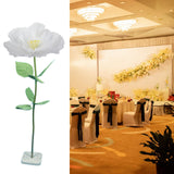 Maxbell Artificial Flower Lifelike Romantic Floral Arrangement for Home Event Garden White