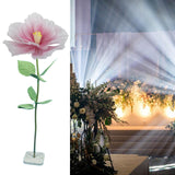 Maxbell Artificial Flower Lifelike Romantic Floral Arrangement for Home Event Garden Pink