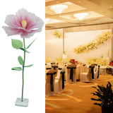 Maxbell Artificial Flower Lifelike Romantic Floral Arrangement for Home Event Garden Pink