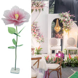 Maxbell Artificial Flower Lifelike Romantic Floral Arrangement for Home Event Garden Pink
