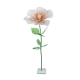 Maxbell Artificial Flower Lifelike Romantic Floral Arrangement for Home Event Garden Orange Pink
