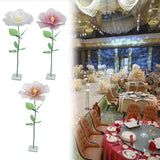 Maxbell Artificial Flower Realistic Elegant Floral Arrangement for Event Garden Home White
