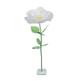Maxbell Artificial Flower Realistic Elegant Floral Arrangement for Event Garden Home White