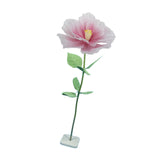 Maxbell Artificial Flower Realistic Elegant Floral Arrangement for Event Garden Home Pink