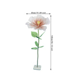 Maxbell Artificial Flower Realistic Elegant Floral Arrangement for Event Garden Home Orange Pink