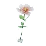 Maxbell Artificial Flower Realistic Elegant Floral Arrangement for Event Garden Home Orange Pink