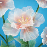 Maxbell Artificial Flower Realistic Elegant Floral Arrangement for Event Garden Home Orange Pink