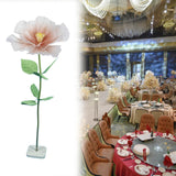 Maxbell Artificial Flower Realistic Elegant Floral Arrangement for Event Garden Home Orange Pink