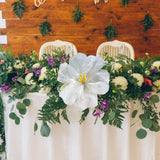 Maxbell Wedding Giant Flower Decoration Versatile Props for Holiday Ceremony Banquet Diameter 30cm