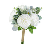 Maxbell Bridal Wedding Bouquet Florals Artificial Flowers for Church Graduation Home