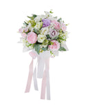 Maxbell Bride Bridesmaid Wedding Bouquet Handmade Romantic for Wedding Party Holiday
