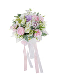 Maxbell Bride Bridesmaid Wedding Bouquet Handmade Romantic for Wedding Party Holiday