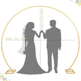Maxbell Wedding Arch Decor Balloon Arch Kit Stand for Ceremony Garden Indoor Outdoor 190cmx220cm
