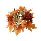 Maxbell Candle Ring Decor Gifts Artificial Wreath for Dining Room Farmhouse Festival