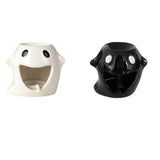 Maxbell Essential Oil Burner Aroma Oil Warmer Porcelain Ornament for Office Yoga White