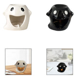 Maxbell Essential Oil Burner Aroma Oil Warmer Porcelain Ornament for Office Yoga White