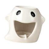 Maxbell Essential Oil Burner Aroma Oil Warmer Porcelain Ornament for Office Yoga White
