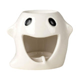 Maxbell Essential Oil Burner Aroma Oil Warmer Porcelain Ornament for Office Yoga White