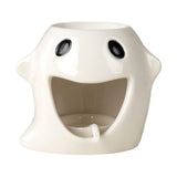Maxbell Essential Oil Burner Aroma Oil Warmer Porcelain Ornament for Office Yoga White