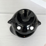 Maxbell Essential Oil Burner Aroma Oil Warmer Porcelain Ornament for Office Yoga Black