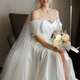 Maxbell Wedding Bridal Bouquet Rose Flower for Ceremony Farmhouse Wedding Decor Light Yellow