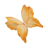 Maxbell Artificial Butterfly Decoration DIY Giant Butterfly for Wedding Bedroom Wall Orange