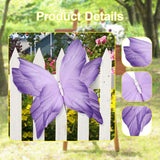 Maxbell Artificial Butterfly Decoration DIY Giant Butterfly for Wedding Bedroom Wall Purple