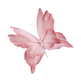Maxbell Artificial Butterfly Decoration DIY Giant Butterfly for Wedding Bedroom Wall Pink