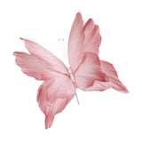 Maxbell Artificial Butterfly Decoration DIY Giant Butterfly for Wedding Bedroom Wall Pink